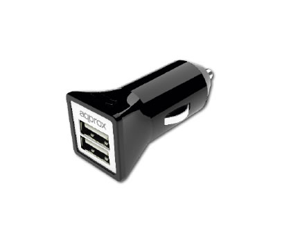 approx appusbcar31B cargador coche 2 Usb 31A Negro